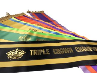 Triple Crown Sashes