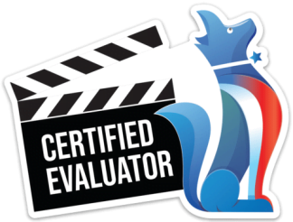 Animal Actors Certified Evaluator (AACE) Cling-Sticker