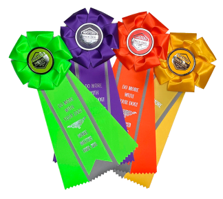 Trick Dog Masters Rosettes (NTD-M,ITD-M,ATD-M,ETD-M)