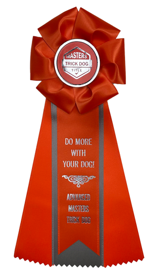 Advanced Masters Trick Dog (ATD-M) Rosette