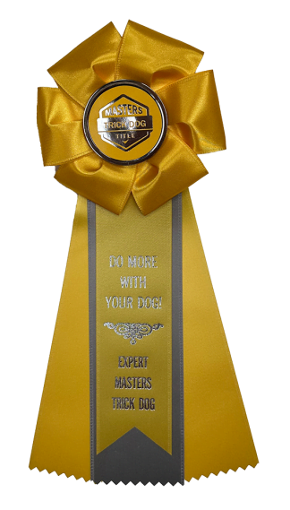 Expert Masters Trick Dog (ETD-M) Rosette