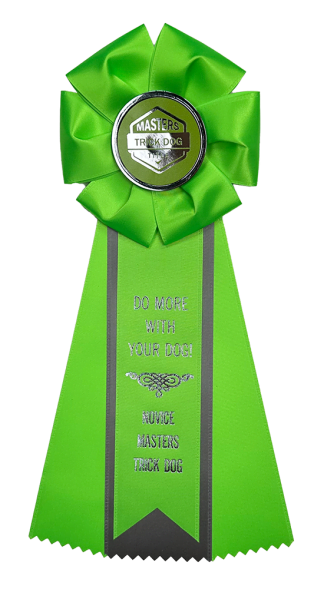 Novice Masters Trick Dog (NTD-M) Rosette