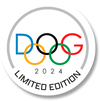Dog-lympics 2024 title