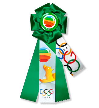 Dog-lympics Balls Rosette (Pentathlon Series)