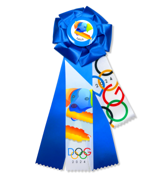 Dog-lympics Fetch Rosette (Pentathlon Series)