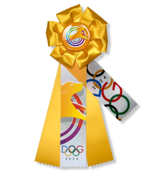 Dog-lympics Hoops Rosette (Pentathlon Series)