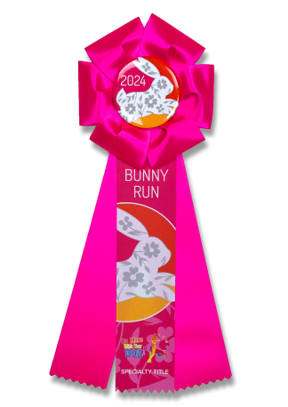 Bunny Run 2024 Rosette
