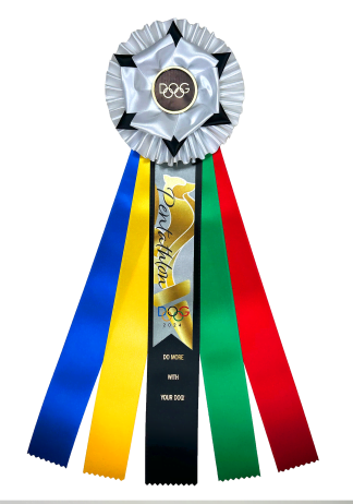 Dog-lympics Pentathlon Rosette