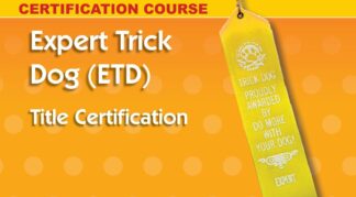 Expert Trick Dog - personal coach and title