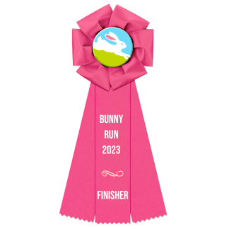 Bunny Run 2023 Rosette