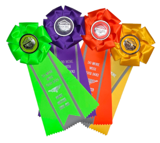 Trick Dog Masters Rosettes (NTD-M,ITD-M,ATD-M,ETD-M)