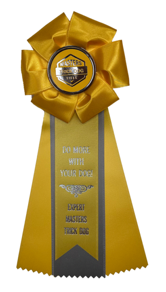 Expert Masters Trick Dog (ETD-M) Rosette