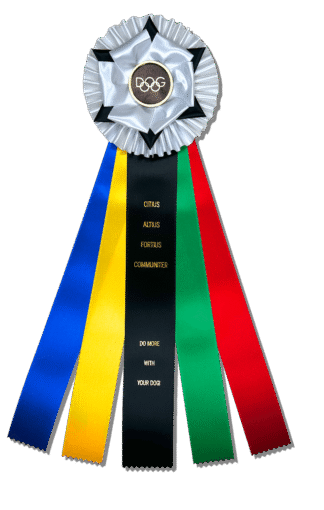 Dog-lympics Rosette