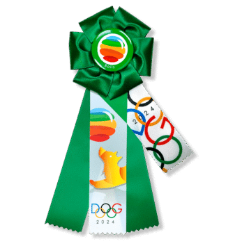 Dog-lympics Balls Rosette (Pentathlon Series)