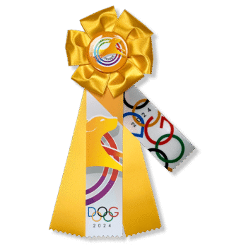 Dog-lympics Hoops Rosette (Pentathlon Series)