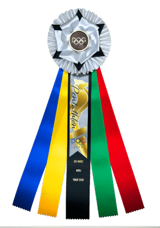 Dog-lympics Pentathlon Rosette