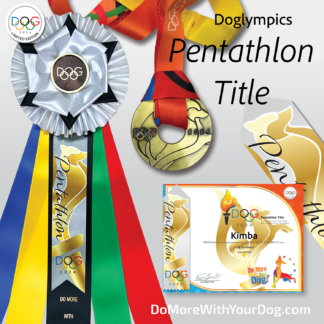 Dog-lympics Pentathlon title