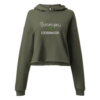 Shamrock Crop Hoodie