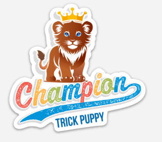 Puppy CH Cling-Sticker