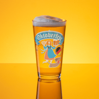 Oktoberfest pint glass